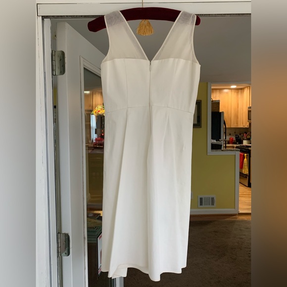 Rachel Roy tailored spring cocktail dress in white - Picture 2 of 7